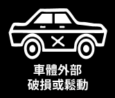 車體外部破損或鬆動